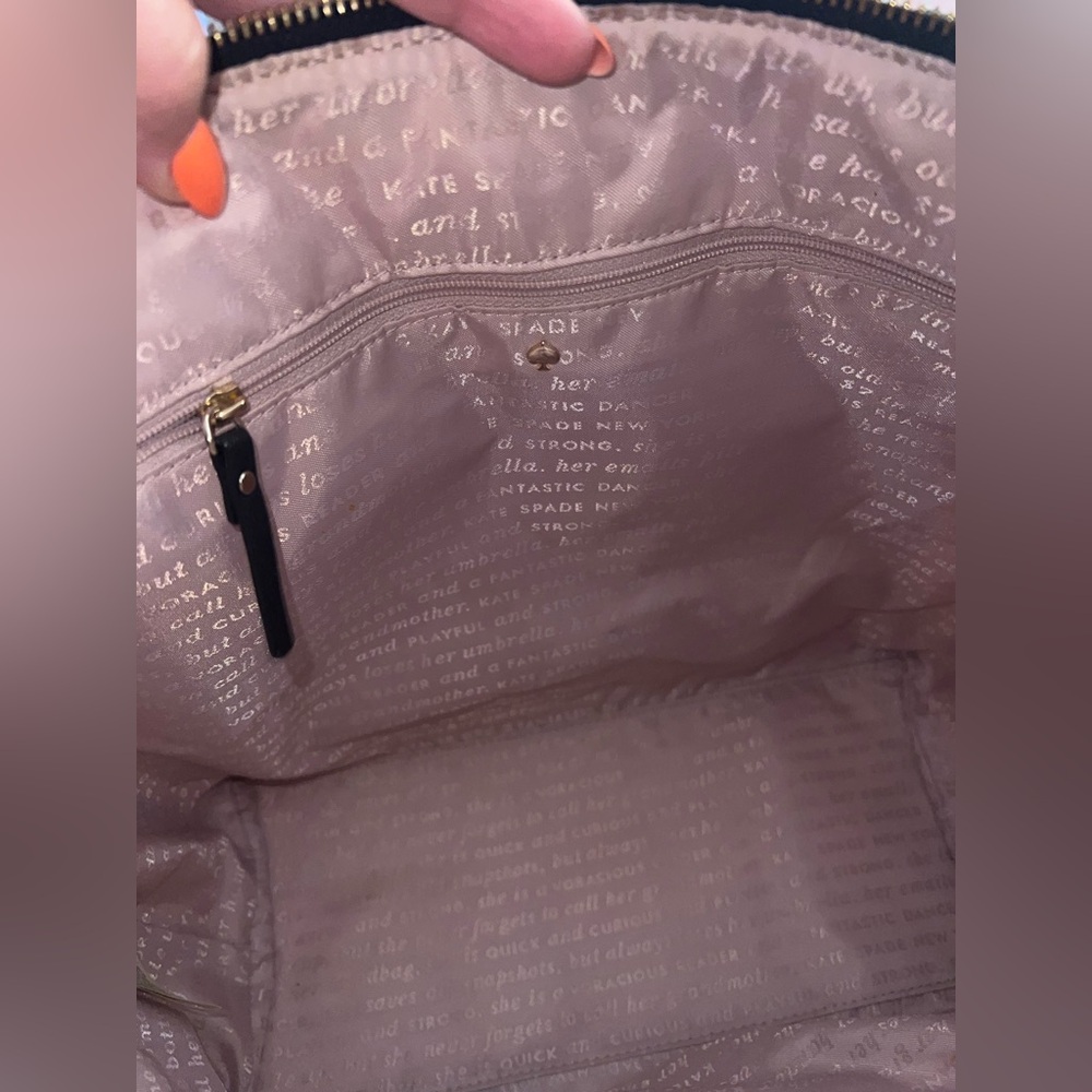 Storybook Lined Kate Spade Floral Tote Bag - Picture 10 of 12